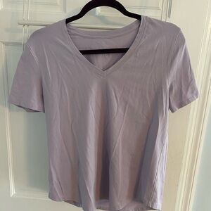 lululemon athletica Lilac Ether V-Neck Short Sleeve Tee